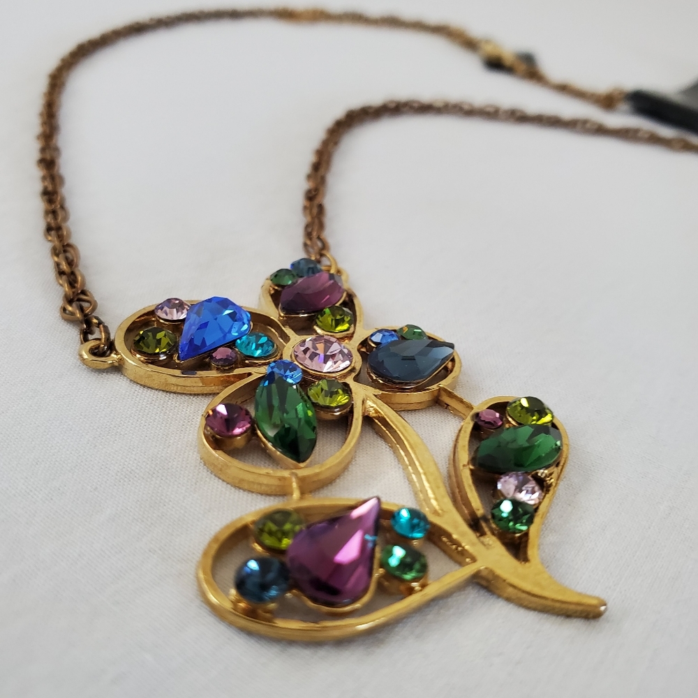 Flower Statement Necklace | Swarovski Components